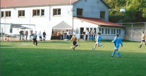 Le terrain de foot